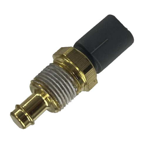 Engine coolant temperature sensor replacement, brass threaded body with black plastic connector