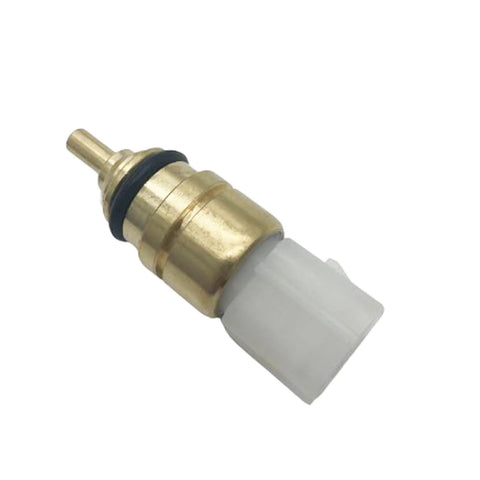 Engine coolant temperature sensor by Mteycei with brass body and white plastic connector
