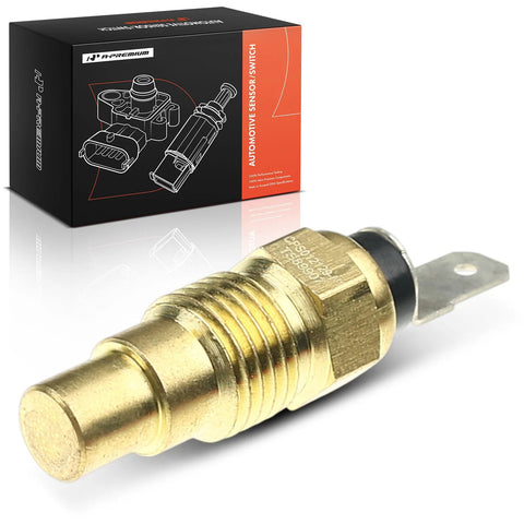 A-Premium engine coolant temperature sensor with brass body and electrical connector
