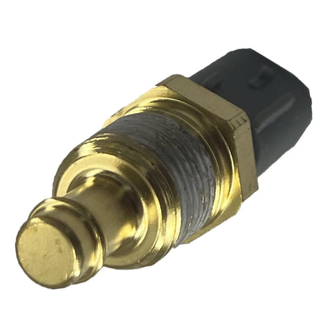Engine coolant temperature sensor, brass threaded body with black connector, for Wrangler/Durango/Grand Cherokee/Challenger