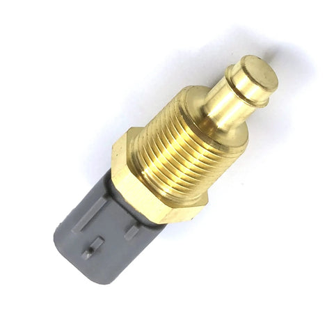 DEVMO engine coolant temperature sensor switch with brass threaded body and gray connector