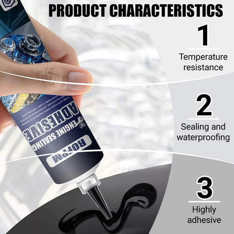 Oil Resistant Engine Silicone Sealant Gasket Maker, Sensor Safe And Flexible RTV Sealant for Engine Gaskets in use