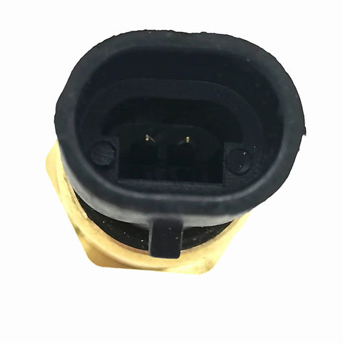 Engine coolant temperature sensor with yellow housing and black 2-pin connector