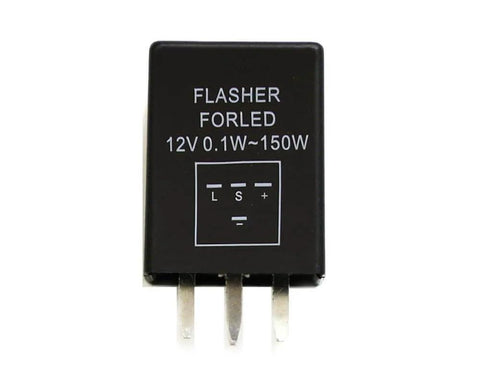 Front view of a 4 Pin EP29 EP29N LED Flasher Relay For Hyper Rapid Turn Signal Blink On 1996–2005 Cadillacs Chevys GMCs And Oldsmobiles Replacement