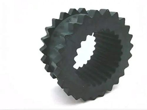 Flexible EPDM Coupling Sleeve 7J One Piece Solid For Motors And Gearbox Clutch Systems By TB Woods, OAL 2 3/16 Inches, OD 4 11/32 Inches
