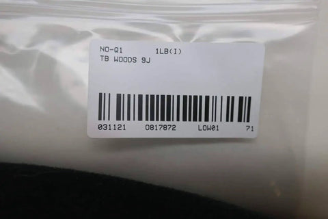 Barcode and label detail for EPDM Sure Flex SF Sleeve For TB Woods 9JE Replacement Part, includes Identifier R817872.