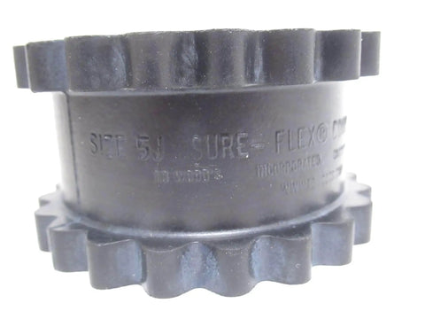 Top Notch Durable Industrial Coupling Sleeve For 5J And 5JE Shafts EPDM Sure Flex Plus Rubber High Performance Vibration Dampening Flexible Shaft Sleeve Replacement Part For TB Woods 5J Couplings And Precision Machinery, close-up view