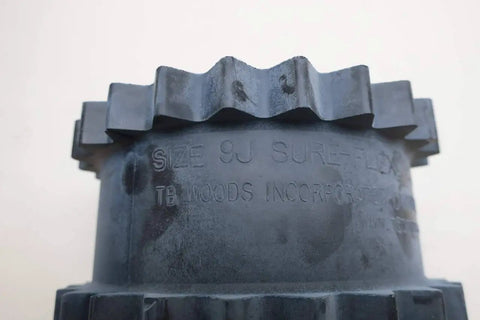 Side view of EPDM Sure Flex SF Sleeve For TB Woods 9JE Replacement Part High Durability Industrial Sleeve For Fluid Transfer Systems Includes Identifier R817872 Easy Fit Reliable Gasket And Sleeve Solution.