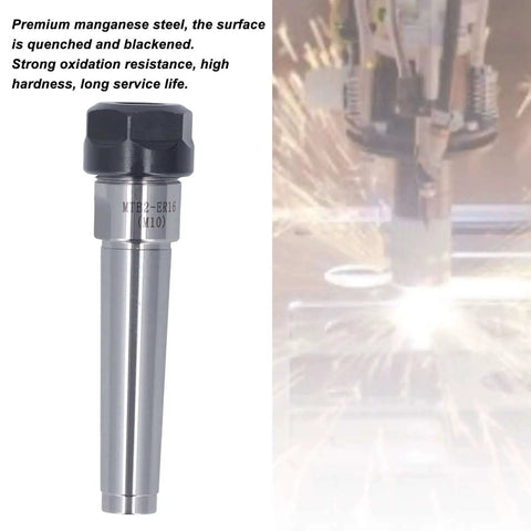 Heavy Duty Workhorse Morse Shank Holder ER16 M10 Manganese Steel For CNC Lathe Drilling And Milling Machines With ER16A Wrench By Marhynchus