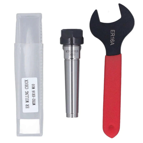 Heavy Duty Workhorse Morse Shank Holder ER16 M10 Manganese Steel For CNC Lathe Drilling And Milling Machines With ER16A Wrench By Marhynchus