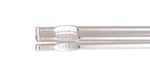 ER5356 Aluminum TIG Welding Rod 36 Inch By 1 Eighth Inch 2 Pound Pack for TIG welding aluminum alloys close-up view
