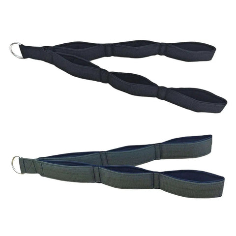 Ergonomic Resistance Cable Attachments With Antislip Grip for Universal Gym Equipment, nylon handles in black and green