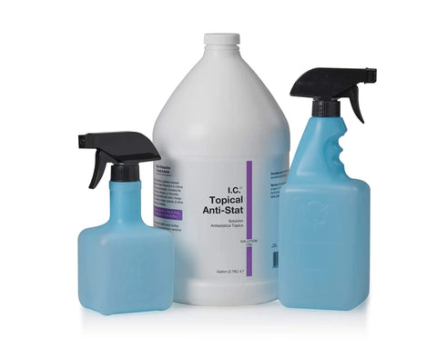 Pro Grade ESD Safe Workstation Cleaner With Antistatic Spray Bottle for cleanrooms and static sensitive surfaces neutralizes charges