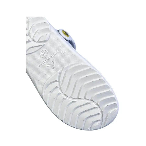 Sole of ESD Safety Sandals For Cleanroom And Electronics Work Pro Grade Anti Static Shoes with slip resistant design