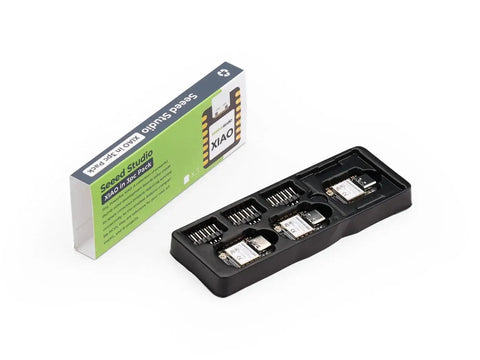 ESP32S3 Dual Core Development Board 3 Pack with 2.4 GHz WiFi and BLE 5.0, displayed in black tray with outer packaging