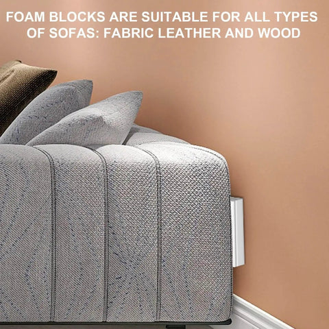 Headboard Wall Stoppers Self Adhesive EVA Foam Bumper Pads 20 Piece Set used on sofa for wall protection