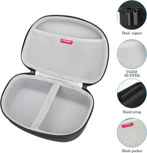 Durable hard EVA travel case protects your reusable half mask respirator 6100 6200 series and accessories during transport and storage