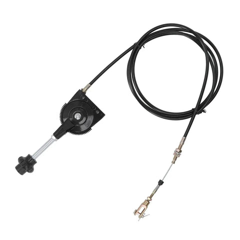 2.5m Quick Response Excavator Throttle Cable For EX230 Replacement Easy Install PU Cable With Stainless Joint Direct Link