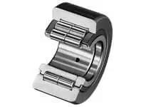 Single needle roller follower bearing NURT40-1R, shielded heavy-duty uncaged metric series cam follower, front view