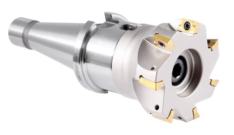 3 Inch Indexable Face Mill Cutter With 1 Inch Arbor Hole NMTB40 Precision Milling Tool Includes 7 APKT1604 TiN Coated Carbide Inserts For Aluminum And Steel NMTB 4518 Ideal For Metalworking Pros