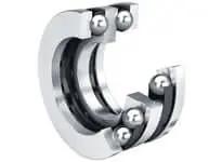 FAG 52209 Double Direction Thrust Ball Bearing High Load Capacity Precision Engineering Bearing cutaway view, showing internal components.