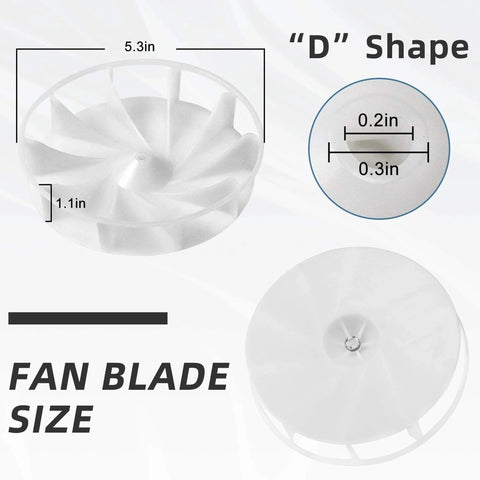S99080166 BP28 Bathroom Vent Bath Fan Motor Kit Replacement YJF6178 fan blade size and dimensions