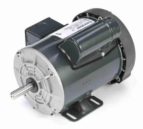 Farm Duty High Torque Motor, Single Phase Capacitor Start, 3/4 hp, 1800 RPM, 115/208-230V, 11.0/5.4-5.5 amp side view