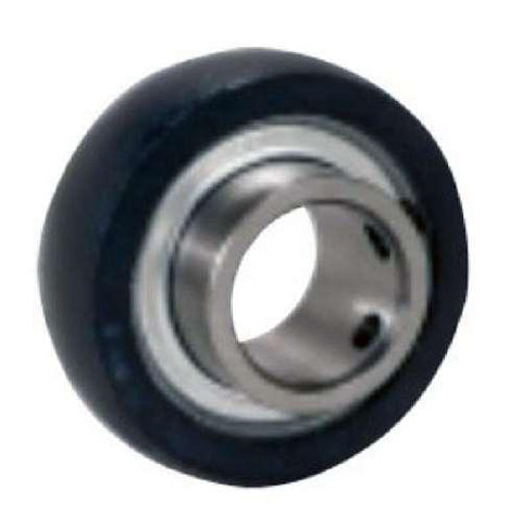 FHBR201-12mm Rubber Interliner Set Screw Locking 12mm Bearing - VXB Ball Bearings