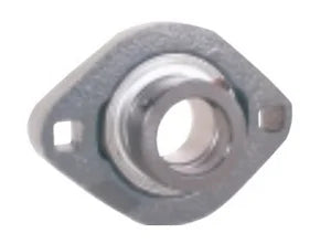 FHFLCTQ204-20mm Bearing Flange Ductile Flush 2 Bolt 20mm