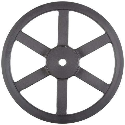Top view of FHP V Belt Sheave 3/4 Bore 1 Groove For 3L 4L Belt Section Gray Cast Iron Class 30, showing wheel structure.