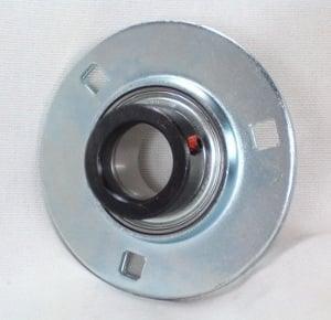 FHPFZ206-18G Flange Pressed Steel 3 Bolt 1 1/8 Inch Bearing