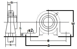 FHPW201-8G Pillow Block Cast Iron Light Duty 1/2 Inch Bearing - VXB Ball Bearings