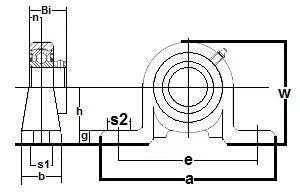 FHPW205-13 Pillow Block Cast Iron 13/16 Inch Bearing