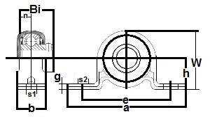 FHSPPZ202-10-IL Pillow Block Pressed Steel 5/8 Inch Bearing
