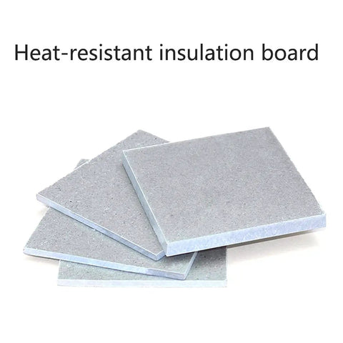 High Temp Fiberglass Board For Plastic Molds, 500C Heat Resistant Glass Fiber Composite Insulation Pad, 3mm thick, 200mm square
