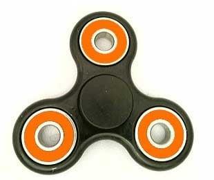 Fidget Hand Spinner Toy - Center Ceramic Bearing, 3 outer colored Bearing 42Q