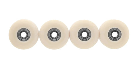 Apex Series Fingerboard Wheels with New Street Shape Teak Tuning 61D Urethane Wheels 7.7mm Diameter ABEC 9 Bearings, Coyote Tan