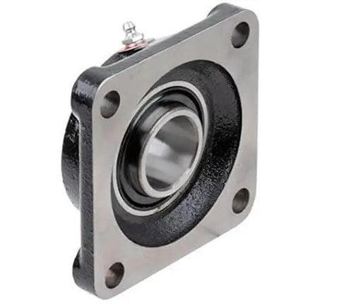 1-7/16 Inch Flange Block Ball Bearing With Cast Iron Housing Sealed For Long Life Interchangeable With Leading Brands Rexnord