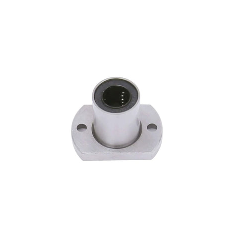 ✝️ Lmh12uu flange linear ball bearings 12x21x30mm, side view showing metal construction and mounting flange for CNC automation use