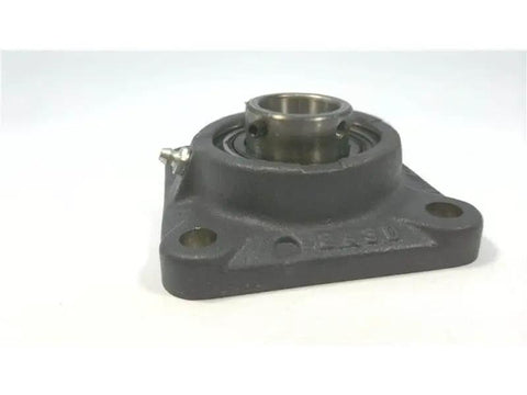 Flange Mount Ball Bearing With 1.1875 Inch Bore Set Screw Locking Model F3U219N for heavy duty machinery industrial grade.