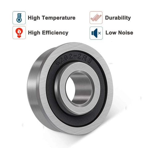 Flanged Ball Bearings Set Five Eighths Inch ID By Bonbo Ten Pack One And Three Eighths Inch OD Double Shielded displayed with features