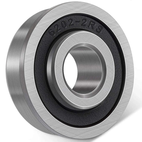 Close-up of 10 Pack Flanged Ball Bearings Five Eighths Inch By One And Three Eighths Inch By One Half Inch Pre Lubricated