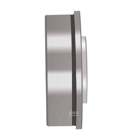 Side view of 10 Pack Flanged Ball Bearings 5/8 x 1-3/8 x 1/2 Inch For Lawn Mowers, Wheelbarrows, Carts And Hand Trucks Hub Replacement Chrome Steel Sealed Bearings For Grease Retention Low Noise Precision JD AM118315 AM35443 Stens 215-038 215-061
