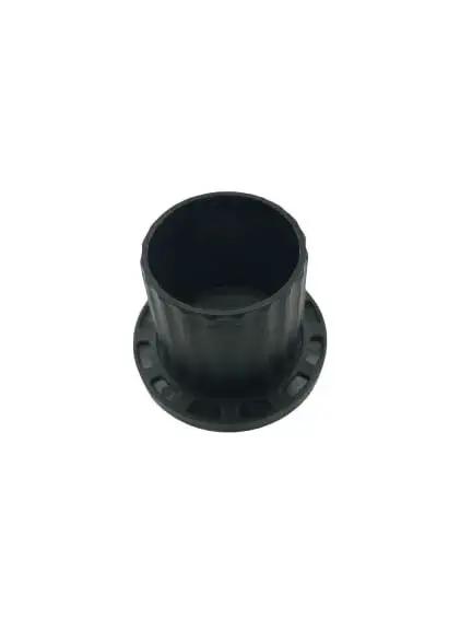 Replacement Flanged Caster Yoke Spindle Bushing M167267 for lawn tractors, black, fits EZtrak mowers, focus on size and details