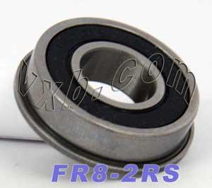 Flanged Sealed Bearing FR8-2RS 1/2" x 1-1/8 x 5/16" inch - VXB Ball Bearings