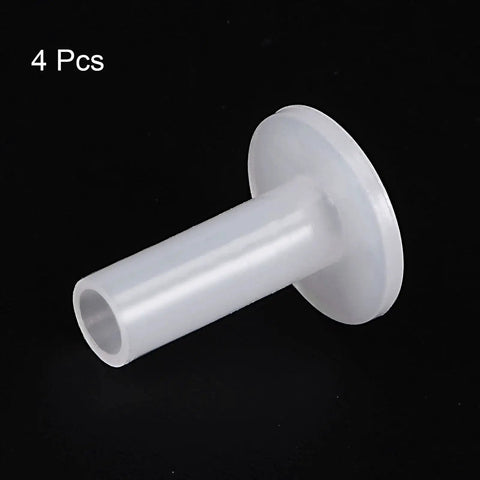 Flanged Sleeve Bearings 6mm Bore 8mm OD 25mm Length Pack Of 4 Nylon Bushings For Shaft Self Lubricating Wear Resistant