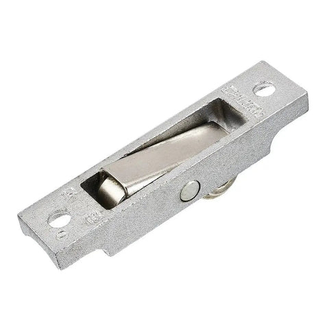 11.5mm Bearing Steel Electroplated Double Flat Wheel Sliding Door Window Pulley Set 2 Pcs With Mounting Screws Durable High Quality Sliding Pulley System
