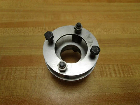 Front view of Close Coupled Flexible Disc Shaft Coupling Size 62 With 1.34 Inch Center Member Length And 2.44 Inch Outer Diameter For High Torque Applications PN 814415 Rexnord Brand