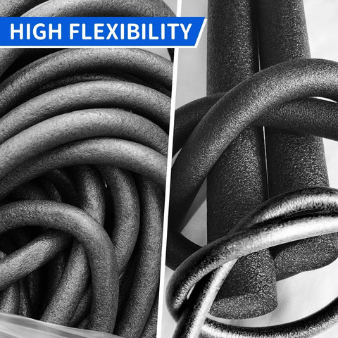 Foam Backer Rod For Gaps And Concrete Joints Half Inch Wide Rope Gap Filler, showcasing flexible foam coil with high flexibility label.