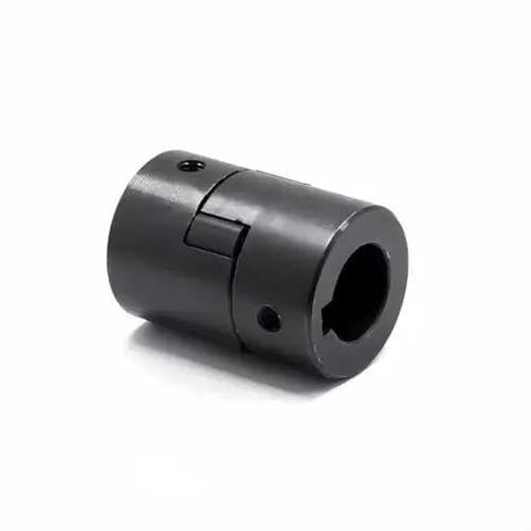 Flexible L075 3-Piece L-Jaw coupling kit with an NBR rubber insert showing front view with smooth torque transfer design.